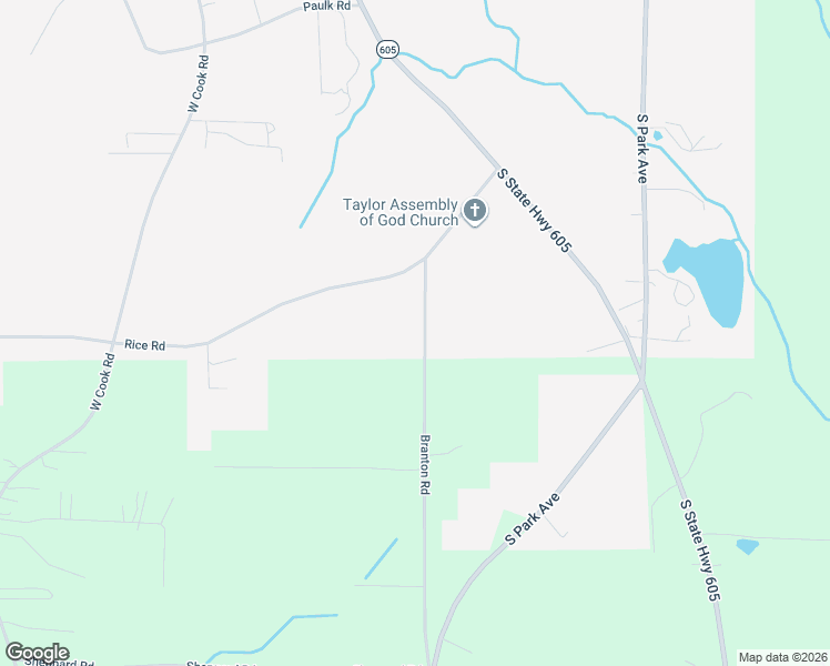 map of restaurants, bars, coffee shops, grocery stores, and more near 212 Branton Road in Taylor