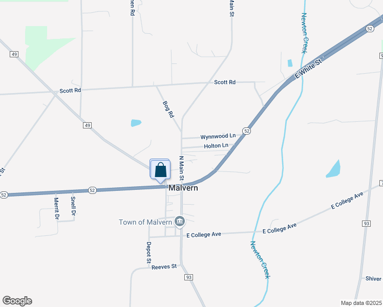 map of restaurants, bars, coffee shops, grocery stores, and more near 262 North Main Street in Slocomb