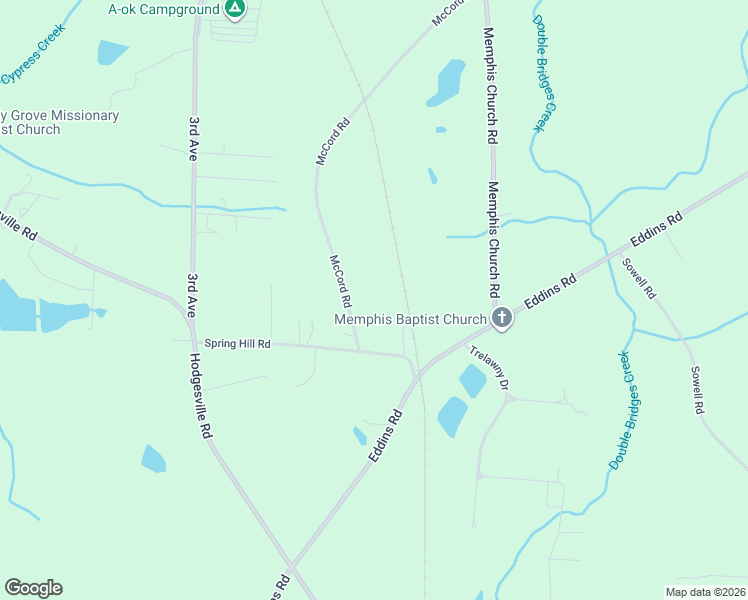 map of restaurants, bars, coffee shops, grocery stores, and more near 1035 McCord Road in Dothan