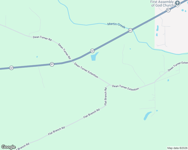 map of restaurants, bars, coffee shops, grocery stores, and more near Dean Turner Extention in Leakesville