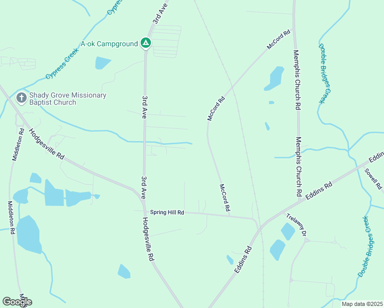 map of restaurants, bars, coffee shops, grocery stores, and more near 116 Hillside Park Drive in Dothan