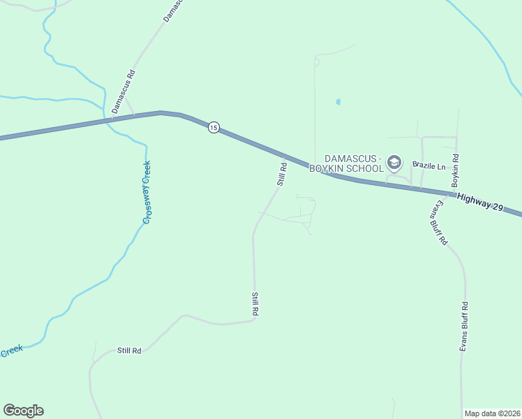 map of restaurants, bars, coffee shops, grocery stores, and more near Still Road in Brewton