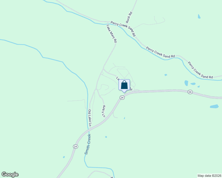 map of restaurants, bars, coffee shops, grocery stores, and more near 169 Kirk's Lane in Woodville