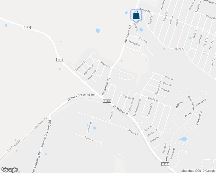 map of restaurants, bars, coffee shops, grocery stores, and more near 506 Mesquite Circle in Copperas Cove