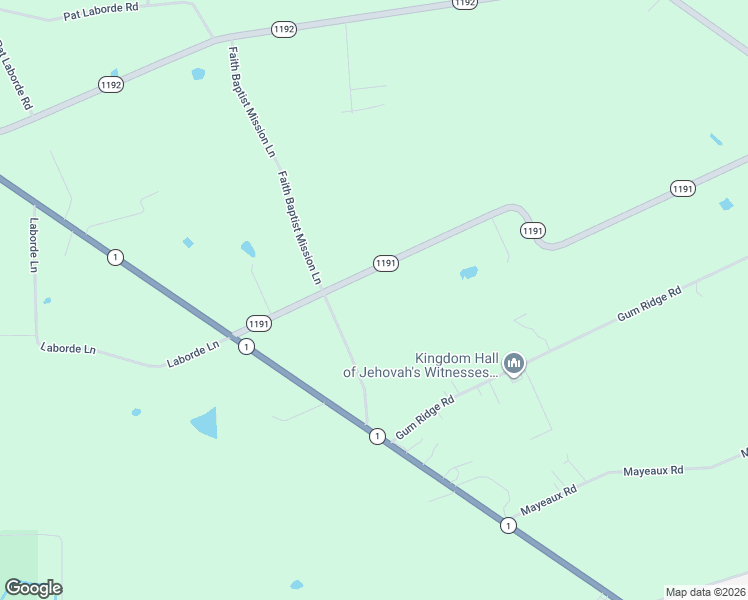 map of restaurants, bars, coffee shops, grocery stores, and more near 242-478 Louisiana 1191 in Marksville