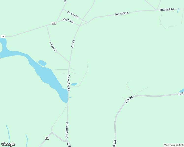 map of restaurants, bars, coffee shops, grocery stores, and more near 254 Be Thomas Road in Nahunta