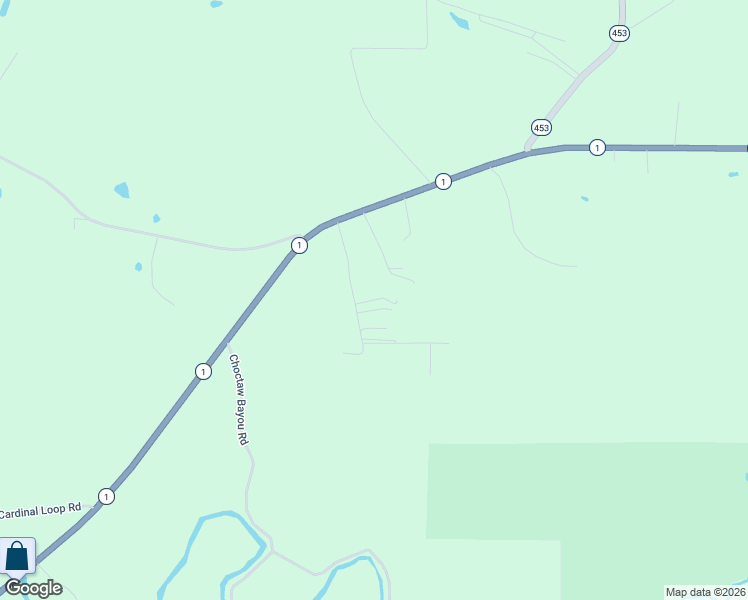 map of restaurants, bars, coffee shops, grocery stores, and more near 8 Point Lane in Avoyelles Parish