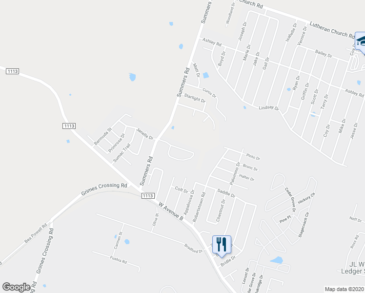 map of restaurants, bars, coffee shops, grocery stores, and more near 209 Janelle Drive in Copperas Cove