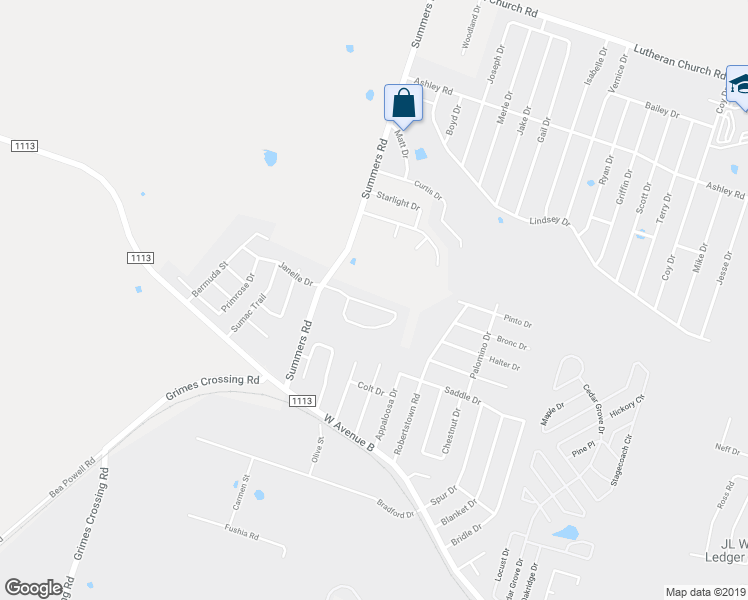 map of restaurants, bars, coffee shops, grocery stores, and more near 390 Summers Road in Copperas Cove