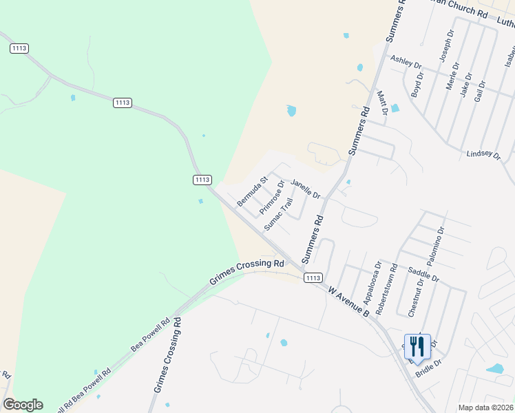 map of restaurants, bars, coffee shops, grocery stores, and more near 4108 Shasta Road in Copperas Cove