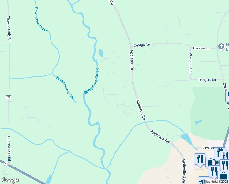 map of restaurants, bars, coffee shops, grocery stores, and more near 115 Brooks Boulevard in Brewton