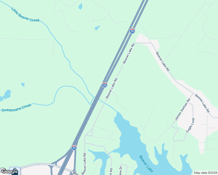 map of restaurants, bars, coffee shops, grocery stores, and more near 165 Beaver Lake Road in Purvis