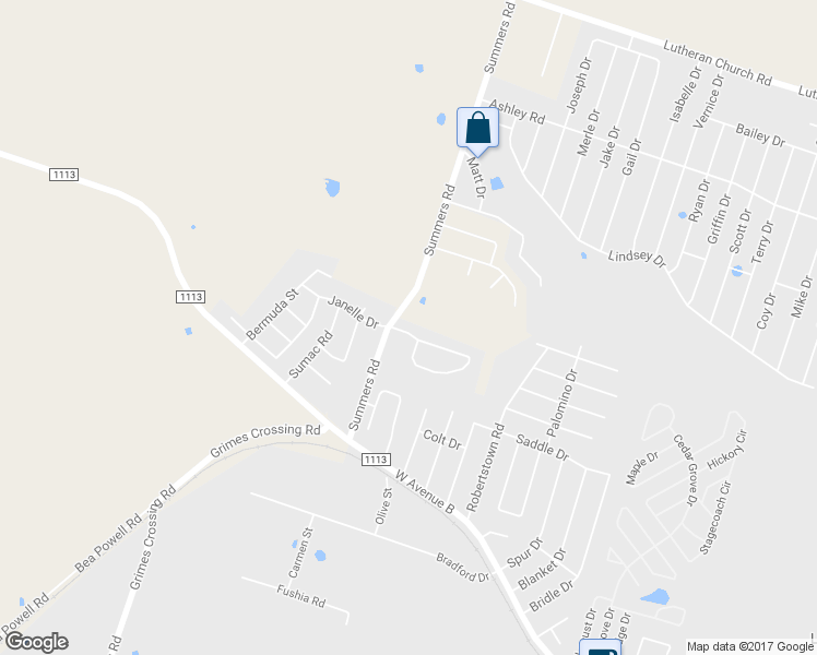 map of restaurants, bars, coffee shops, grocery stores, and more near 101 Janelle Drive in Copperas Cove