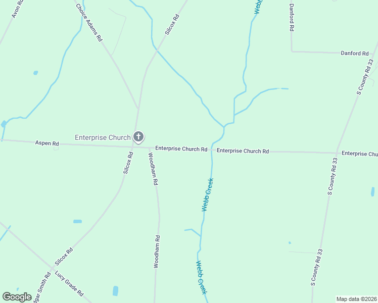map of restaurants, bars, coffee shops, grocery stores, and more near 265 Enterprise Church Road in Ashford