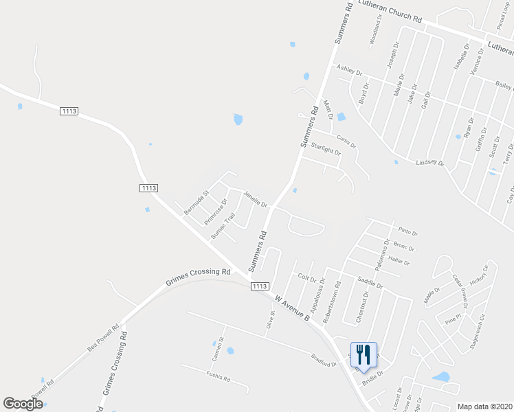 map of restaurants, bars, coffee shops, grocery stores, and more near 514 Redbud Drive in Copperas Cove