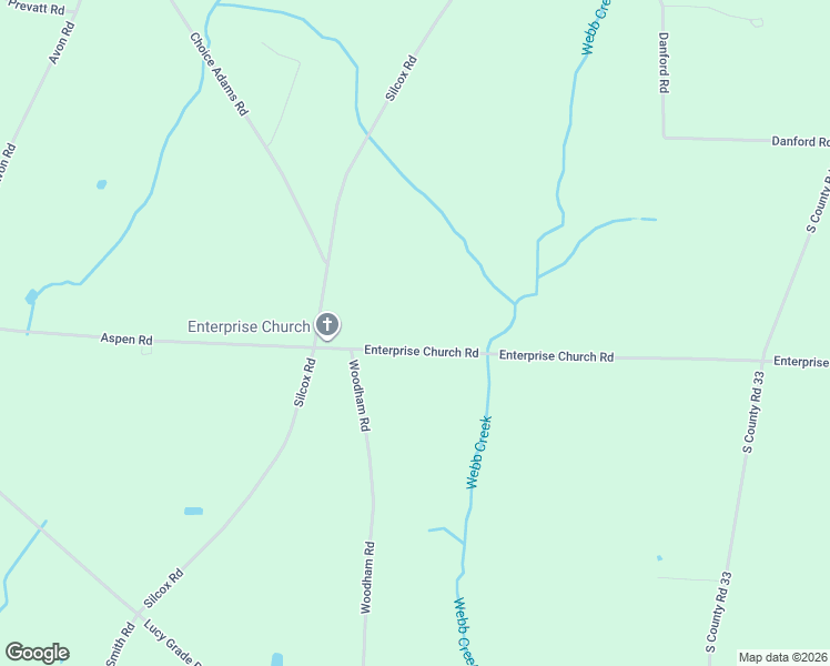 map of restaurants, bars, coffee shops, grocery stores, and more near 265 Enterprise Church Road in Ashford