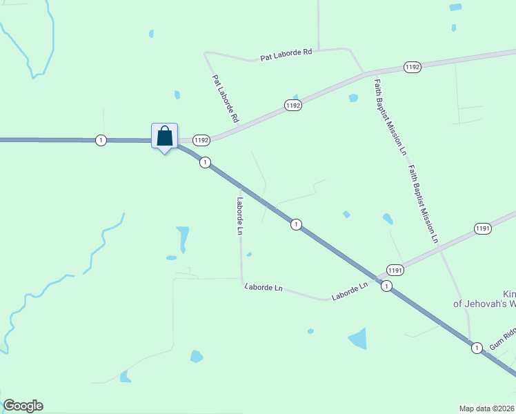 map of restaurants, bars, coffee shops, grocery stores, and more near 101-199 Bonton Lane in Marksville