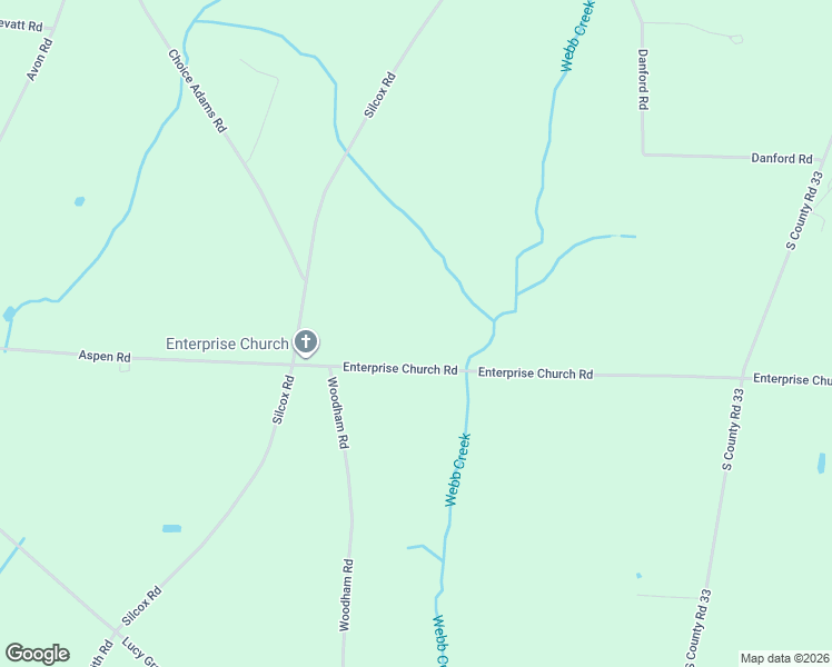 map of restaurants, bars, coffee shops, grocery stores, and more near 265 Enterprise Church Road in Ashford