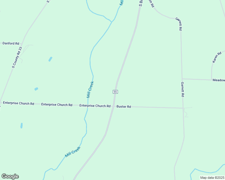 map of restaurants, bars, coffee shops, grocery stores, and more near 2204 South County 55 Road in Ashford