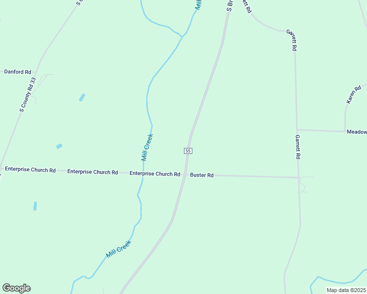 map of restaurants, bars, coffee shops, grocery stores, and more near 2204 South County 55 Road in Ashford