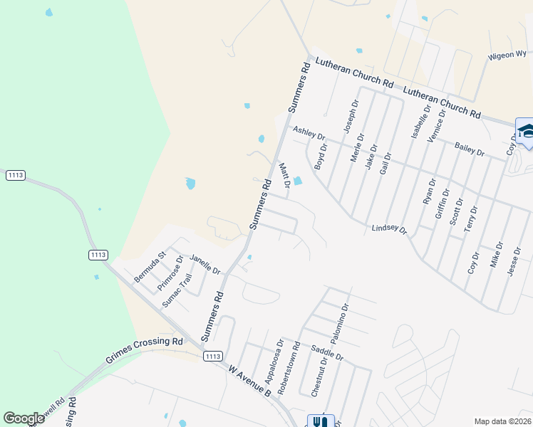 map of restaurants, bars, coffee shops, grocery stores, and more near 467 Summers Road in Copperas Cove