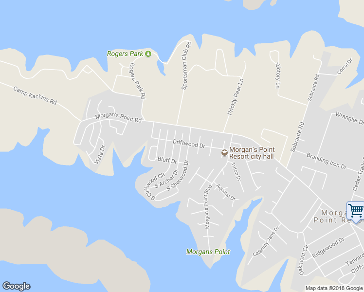 map of restaurants, bars, coffee shops, grocery stores, and more near 2 South Sherwood Drive in Belton