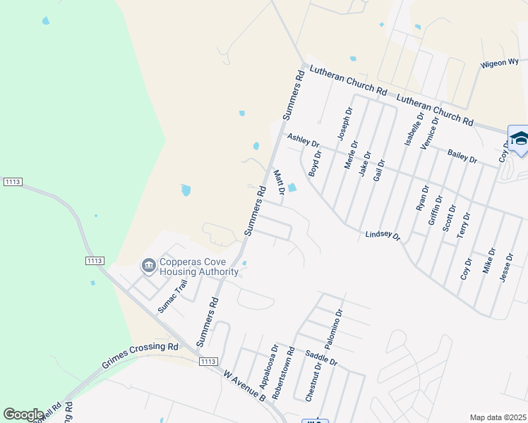 map of restaurants, bars, coffee shops, grocery stores, and more near 2922 Starlight Drive in Copperas Cove