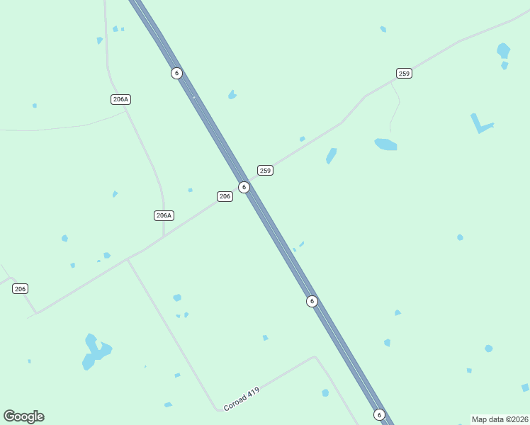 map of restaurants, bars, coffee shops, grocery stores, and more near Highway 6 in Bremond