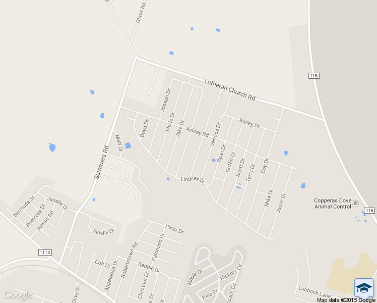 map of restaurants, bars, coffee shops, grocery stores, and more near 2203 Gail Drive in Copperas Cove