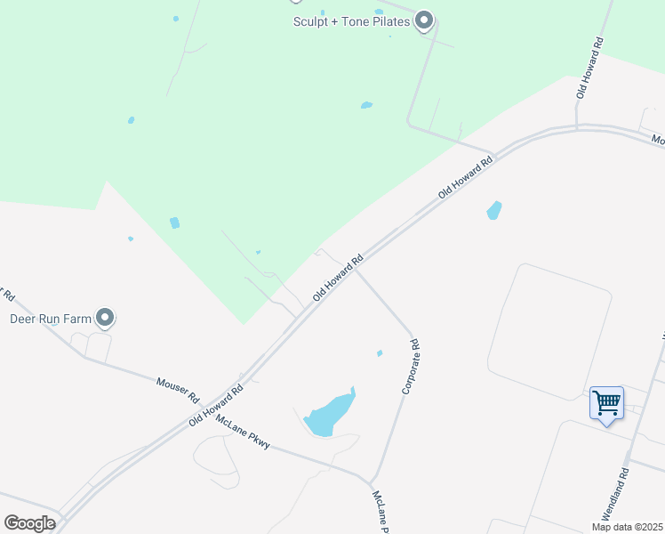 map of restaurants, bars, coffee shops, grocery stores, and more near 4654 Old Howard Road in Temple