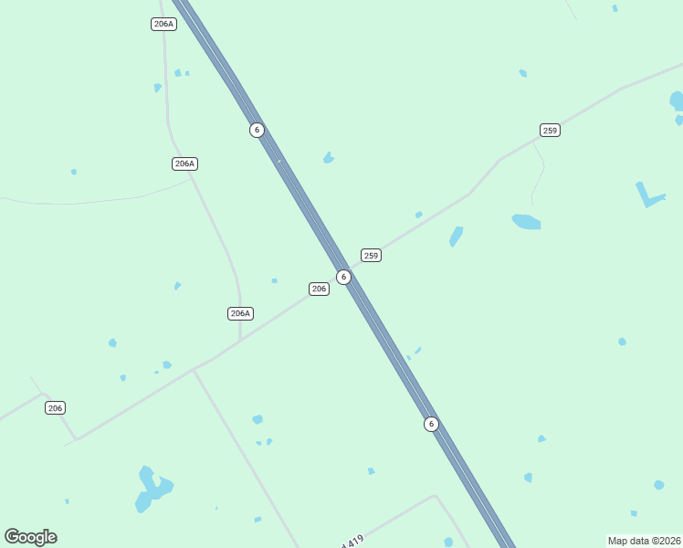 map of restaurants, bars, coffee shops, grocery stores, and more near Highway 6 in Bremond