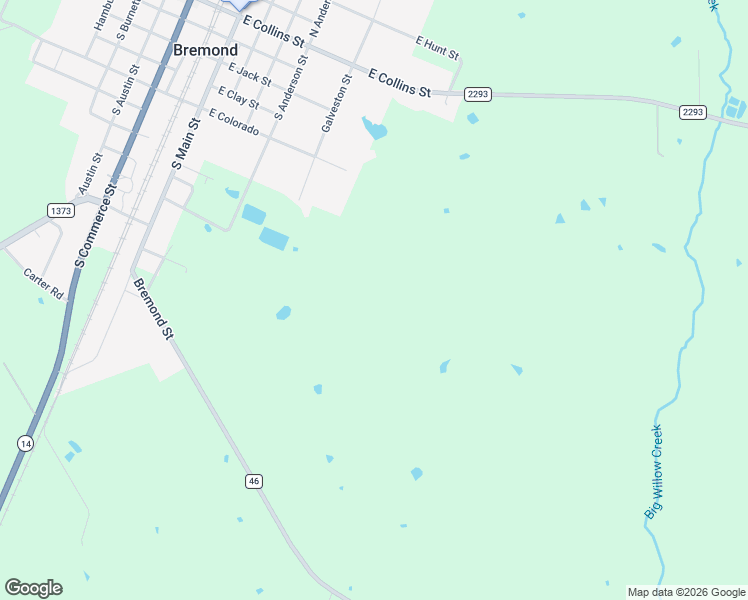 map of restaurants, bars, coffee shops, grocery stores, and more near in Bremond