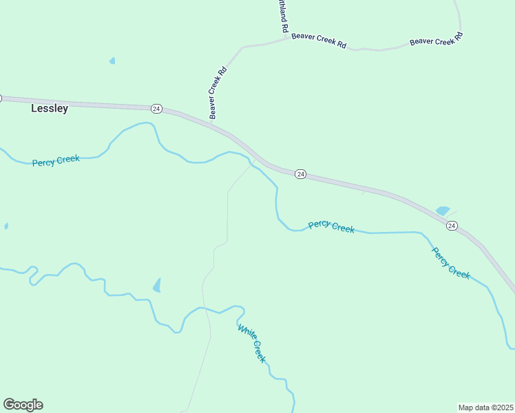 map of restaurants, bars, coffee shops, grocery stores, and more near 9477 Mississippi 24 in Woodville