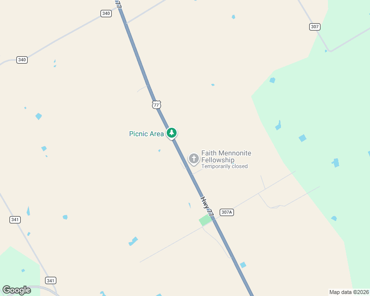 map of restaurants, bars, coffee shops, grocery stores, and more near 2042 U.S. 77 in Lott
