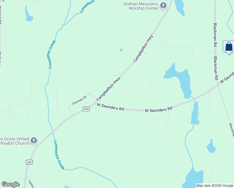 map of restaurants, bars, coffee shops, grocery stores, and more near 174 Tyson Road in Dothan