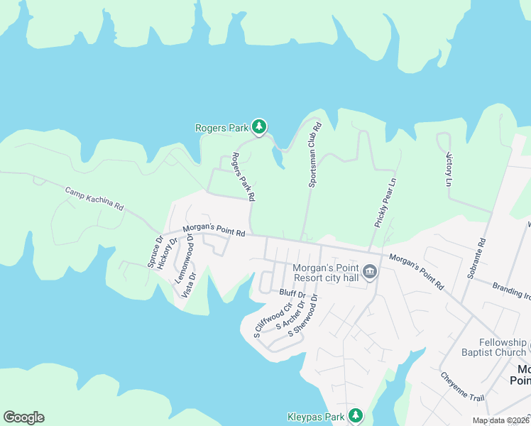 map of restaurants, bars, coffee shops, grocery stores, and more near 3745 Morgan's Point Road in Belton