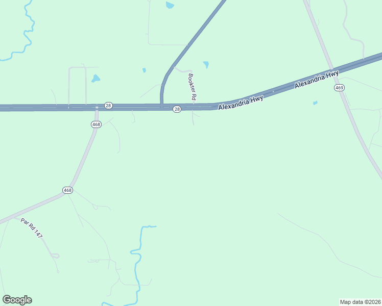 map of restaurants, bars, coffee shops, grocery stores, and more near 718 Alexandria Highway in Leesville