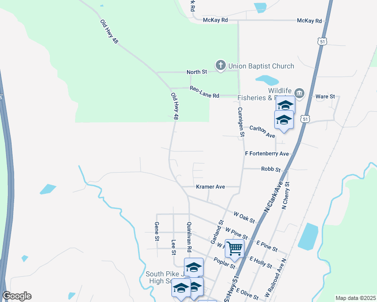 map of restaurants, bars, coffee shops, grocery stores, and more near 983 Washington Street in Magnolia