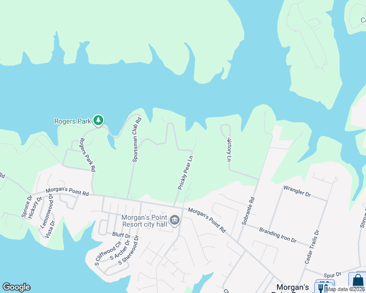 map of restaurants, bars, coffee shops, grocery stores, and more near 2249 Prickly Pear Lane in Belton