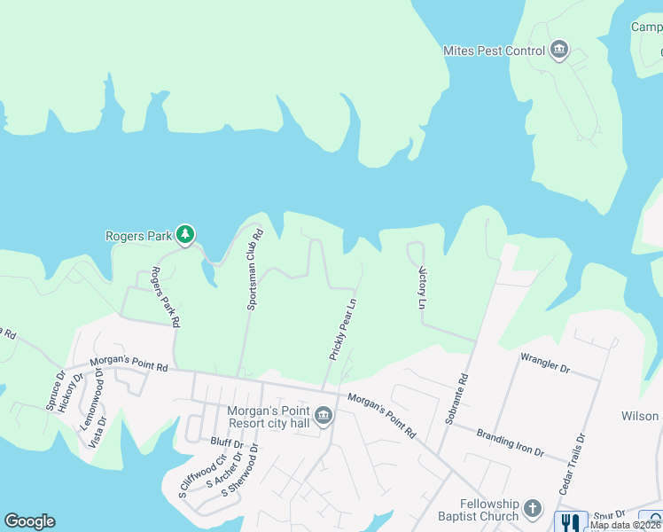 map of restaurants, bars, coffee shops, grocery stores, and more near 2249 Prickly Pear Lane in Belton