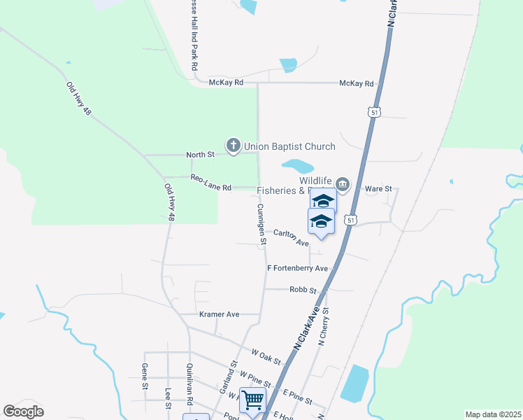 map of restaurants, bars, coffee shops, grocery stores, and more near 1186-1252 Cunnigen Street in Magnolia
