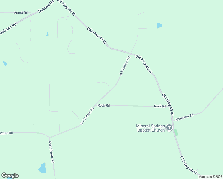 map of restaurants, bars, coffee shops, grocery stores, and more near 2 Delmas Ryals Road in Hattiesburg