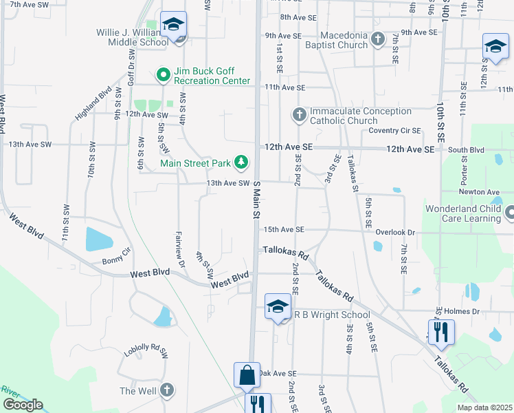 1401 S Main St, Moultrie GA Walk Score