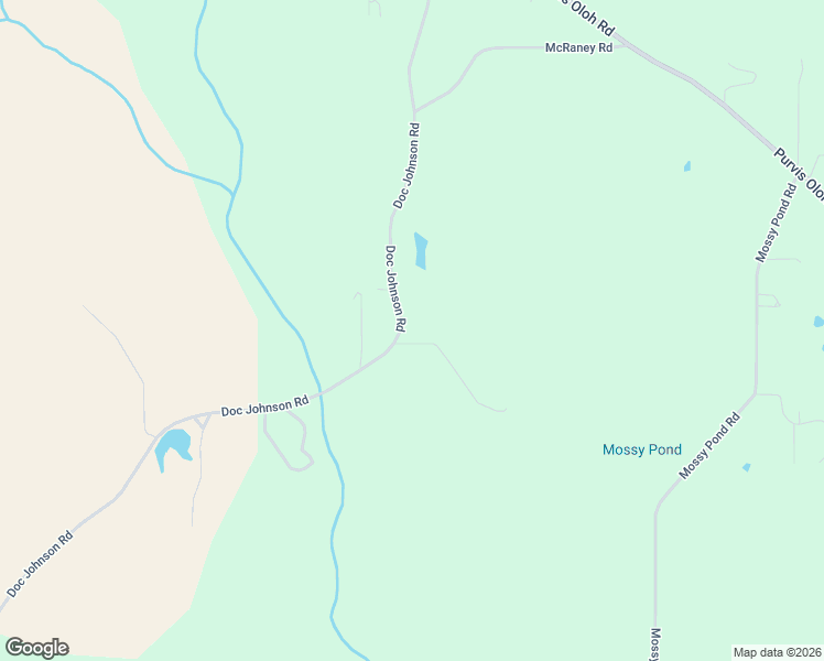 map of restaurants, bars, coffee shops, grocery stores, and more near 306 Doc Johnson Road in Purvis