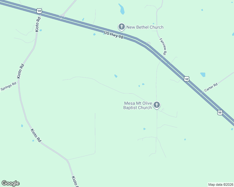 map of restaurants, bars, coffee shops, grocery stores, and more near 38 Mount Olive Road in Tylertown