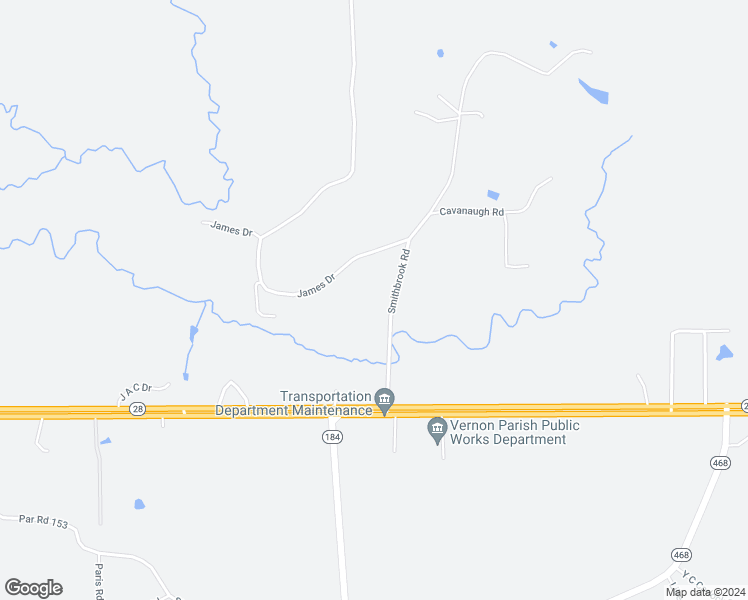 map of restaurants, bars, coffee shops, grocery stores, and more near 151 Smithbrook Road in Leesville