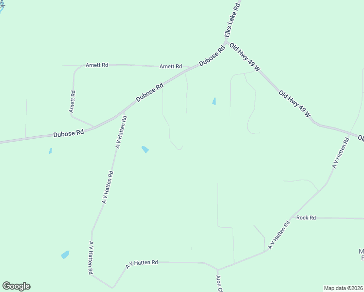 map of restaurants, bars, coffee shops, grocery stores, and more near 2 Larry Goff Road in Hattiesburg