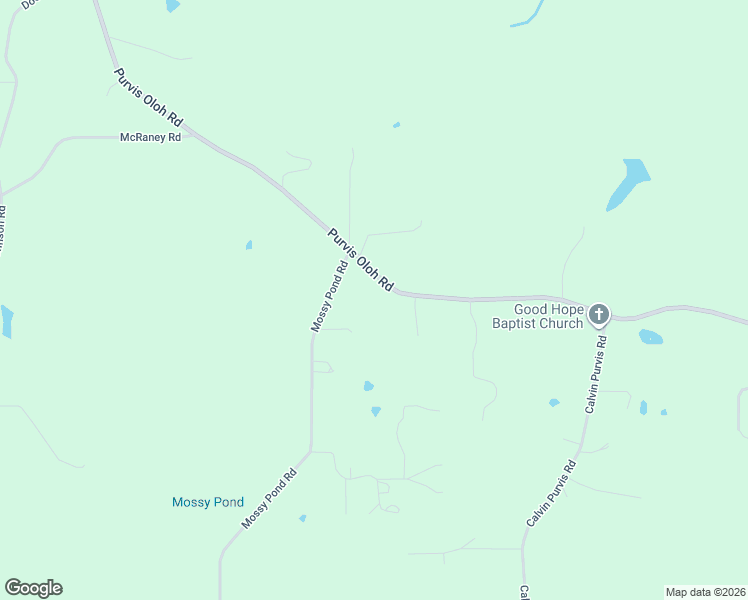 map of restaurants, bars, coffee shops, grocery stores, and more near 451 Purvis Oloh Road in Purvis