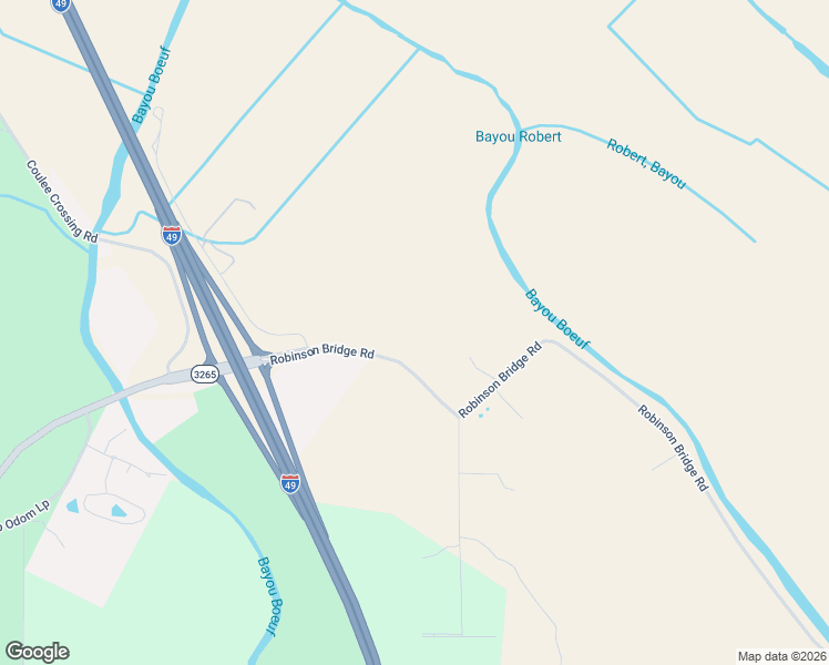 map of restaurants, bars, coffee shops, grocery stores, and more near 380 Robinson Bridge Road in Lecompte