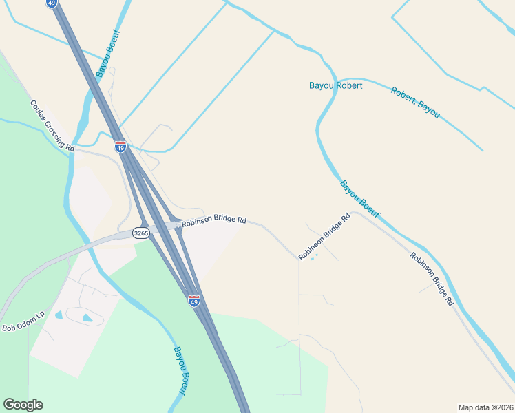 map of restaurants, bars, coffee shops, grocery stores, and more near 390 Robinson Bridge Road in Lecompte